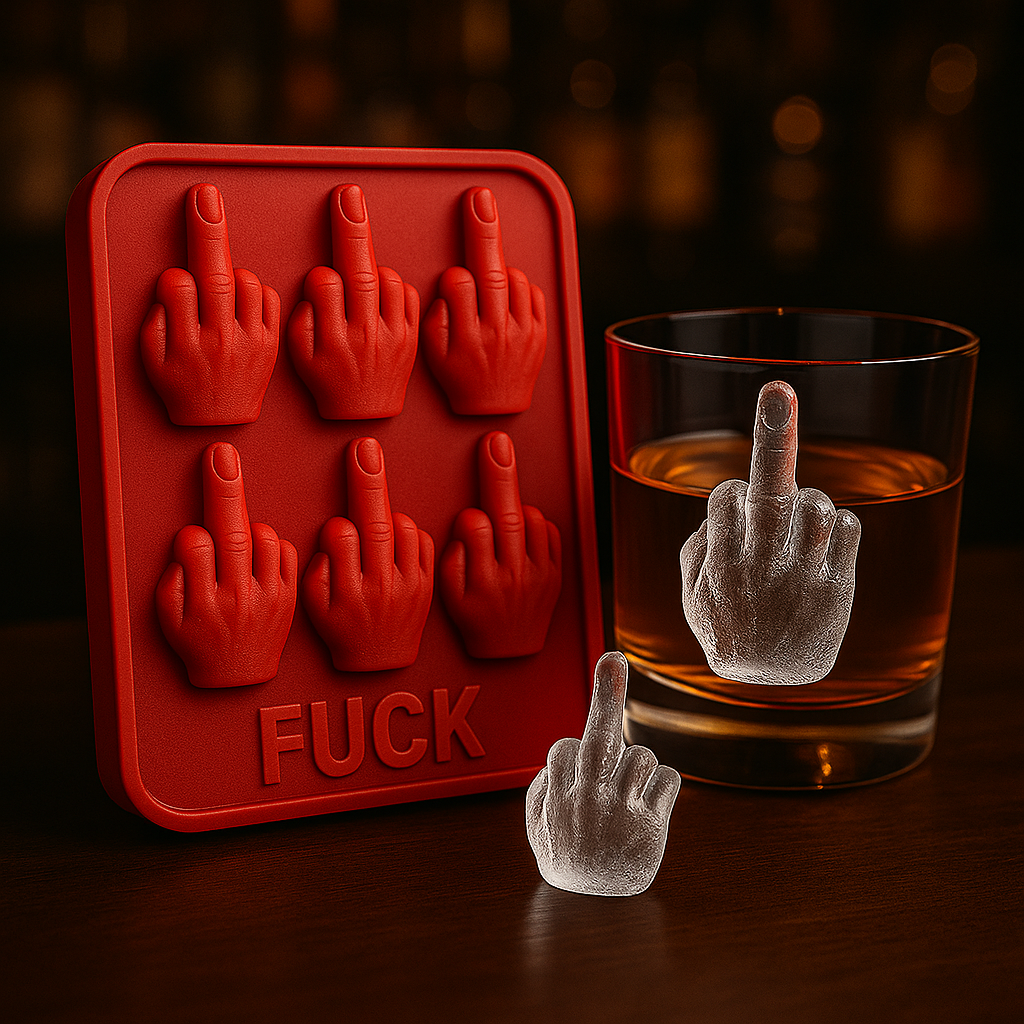 Funny Middle Finger Ice Mold | Funny Gifts