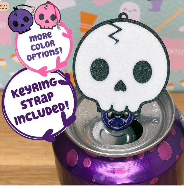 Buy 2 get 1 free-Cute Skull Can Tab Opener