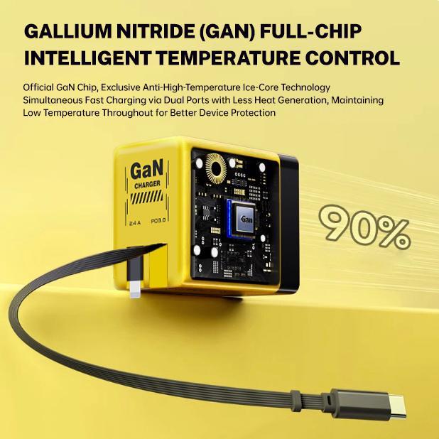 🔥Letzter Tag 50% Rabatt- ⚡4-in-1-GaN-kompatibel mit Schnellladegerät