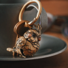 Handmade Bronze Cockatiel Bell