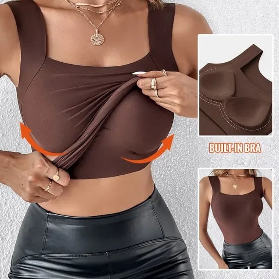 🔥Last Day Promotion 70% OFF🔥U Neck Vest With Built-In Bra Pads