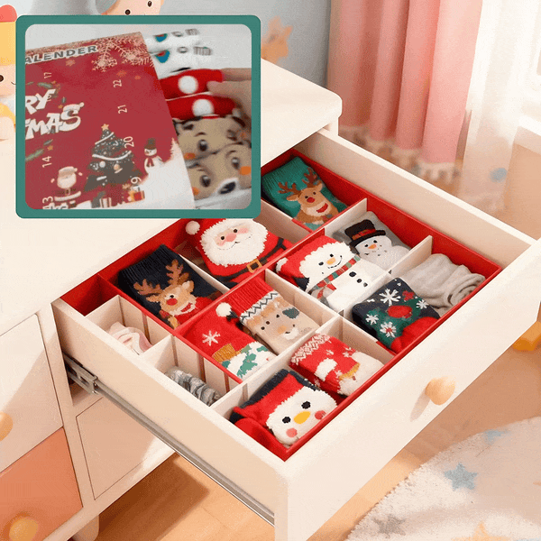 🎅TikTok Last Day Sale - 70% OFF🎉Christmas Countdown Socks Blind Box