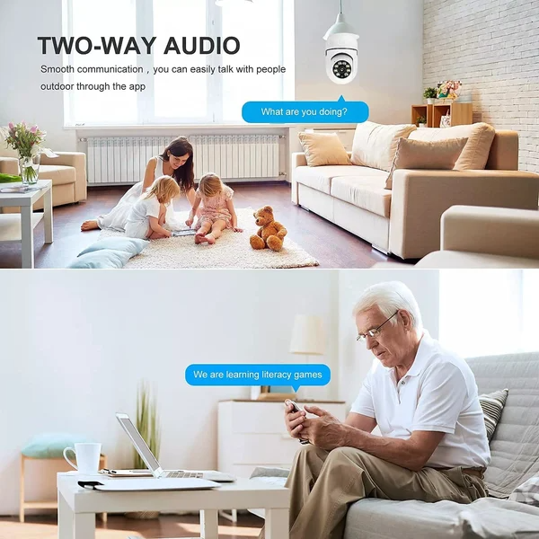 (Father's Day Gift-40% OFF) Wireless Wifi Light Bulb Security Camera(BUY 2 GET FREE SHIPPING)