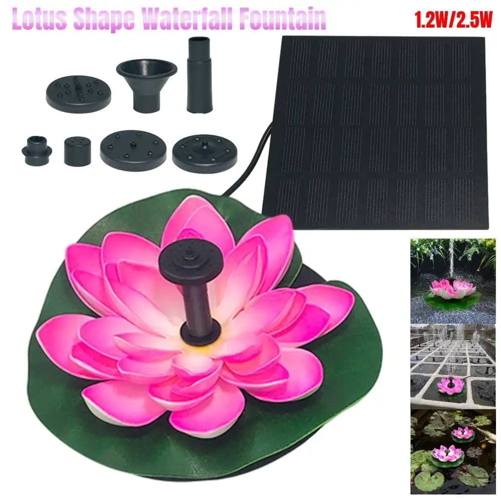 🔥Last Day Promotion 48% OFF-🎁-Lotus Shaped Solar Fountain Pond Decorative