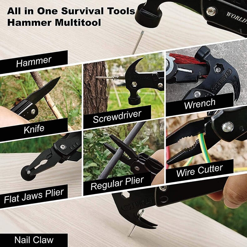 (🎉Last Day Promotion 50% OFF) 14-in-1 Multi-Functional hammer - Buy 2 Get Extra 10% OFF & FREE SHIPPING