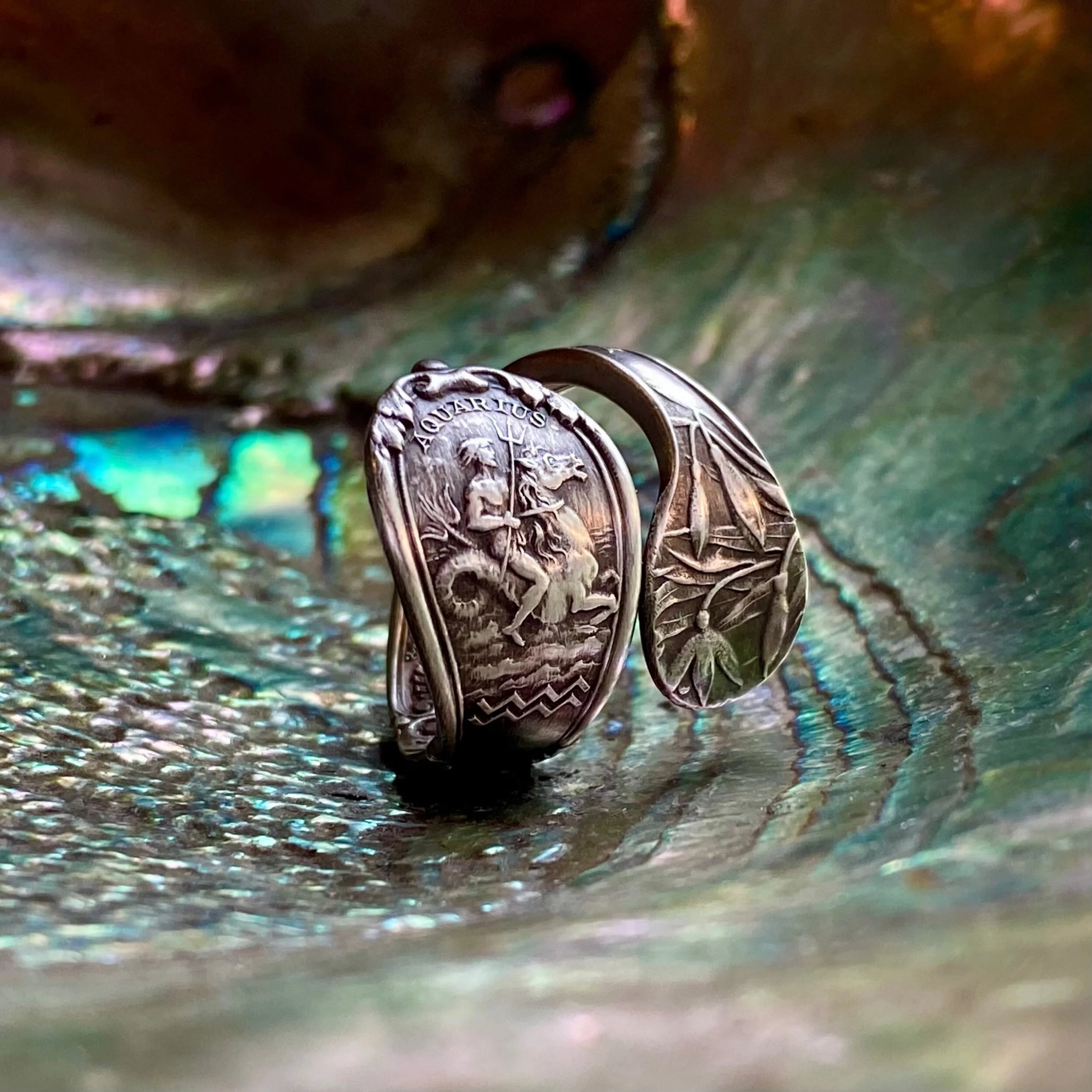 🔥LAST DAY 60% OFF✨Handcrafted Sterling Silver Spoon Ring - Made from Authentic Vintage Silver