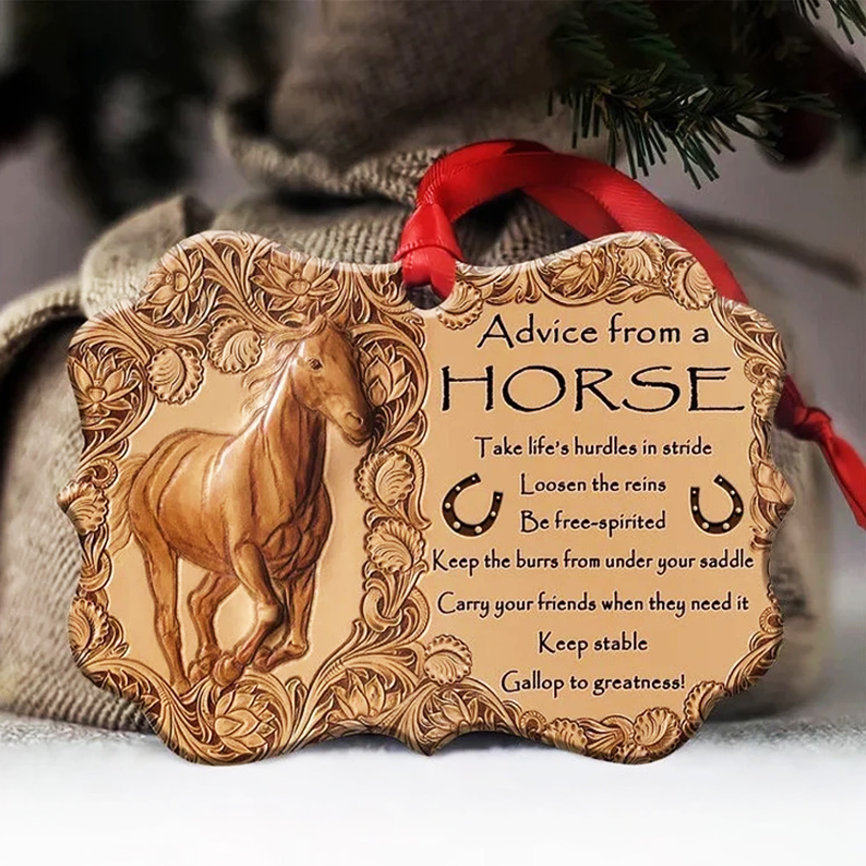 (🎁LAST DAY SALE 50% OFF) Horse Christmas Ornament