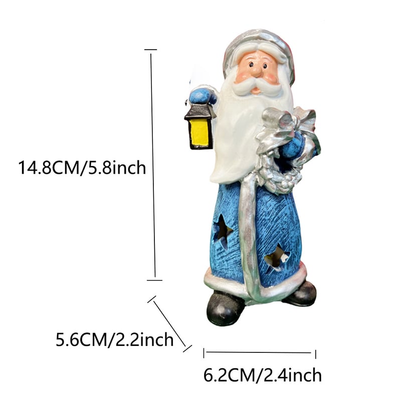 🎄Early Christmas Sale 49% OFF🎅Handmade Resin Santa Claus Figurines With Lighting