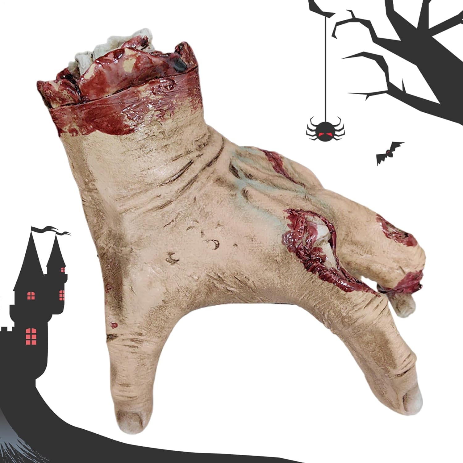🔥Last Day Promotion 70% OFF-🔥-Realistic Severed Hand Prop - Body Parts Bloody Hands for Halloween