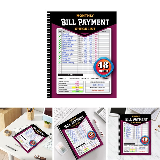 💸Bill Tracker Notebook