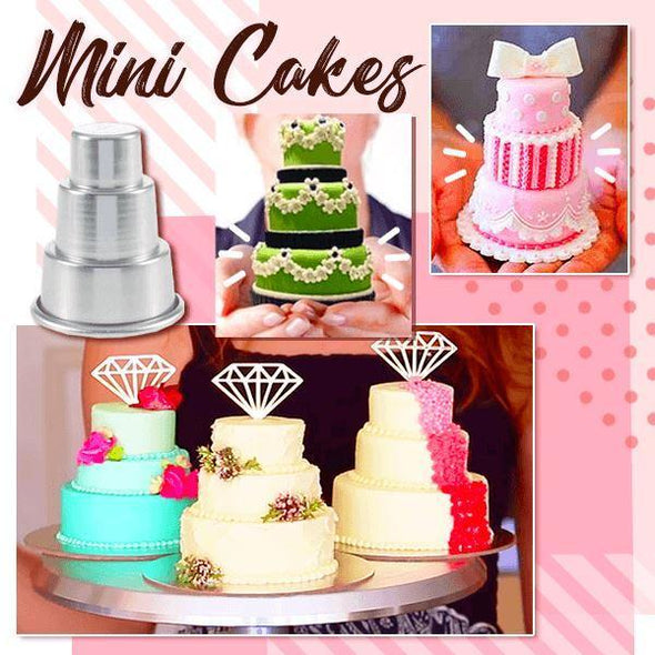 (🌲Early Christmas Sale-SAVE 48% OFF)🎅Mini Multi-Layer Cake Tray(2 pcs/pack)🙋‍♀️Buy 2 Get Extra 10% OFF
