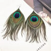 ⚡⚡Last Day Promotion 48% OFF - Peacock Feather Fashion Earrings🔥BUY 2 GET 1 FREE