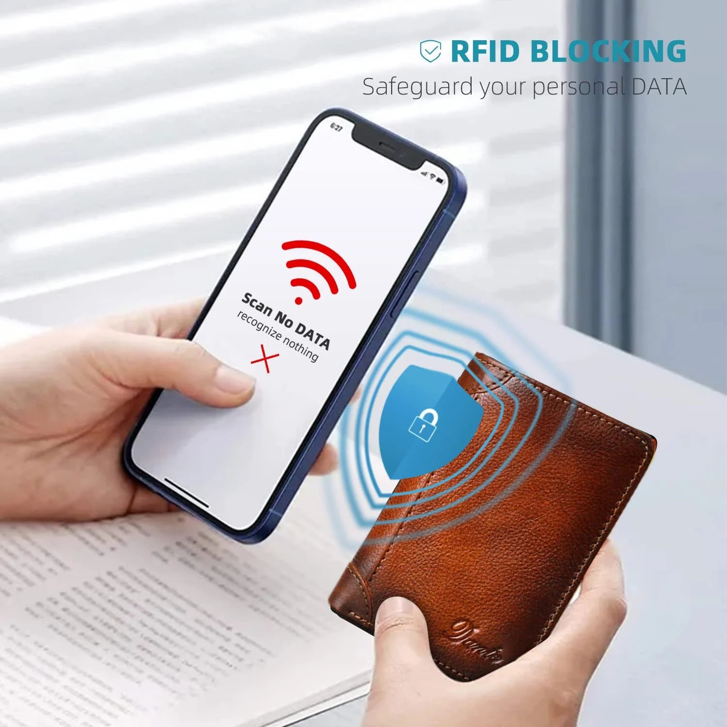 🎄2023-Christmas Hot Sale🎁-49% OFF-RFID🔒Genuine Leather Wallet for Men💰