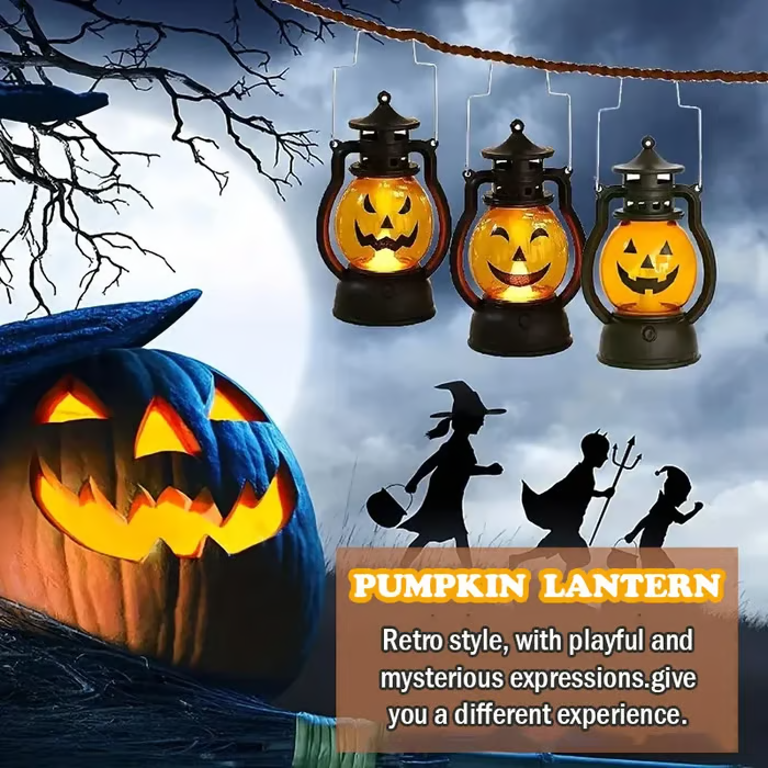 (🎃Early Halloween Sale- 49% OFF) Portable pumpkin lantern - BUY A Set GET EXTRA 20% OFF