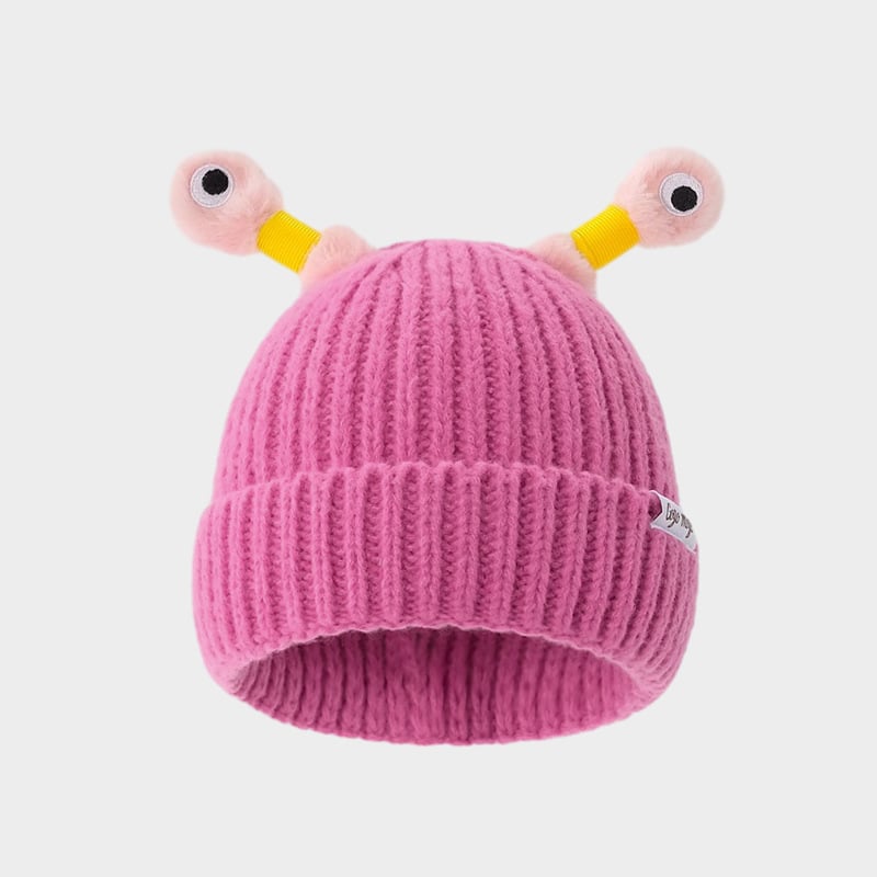 🔥Last Day Promotion - 70% OFF🎁Winter Parent-Child Cute Glowing Little Monster Knit Hat👽