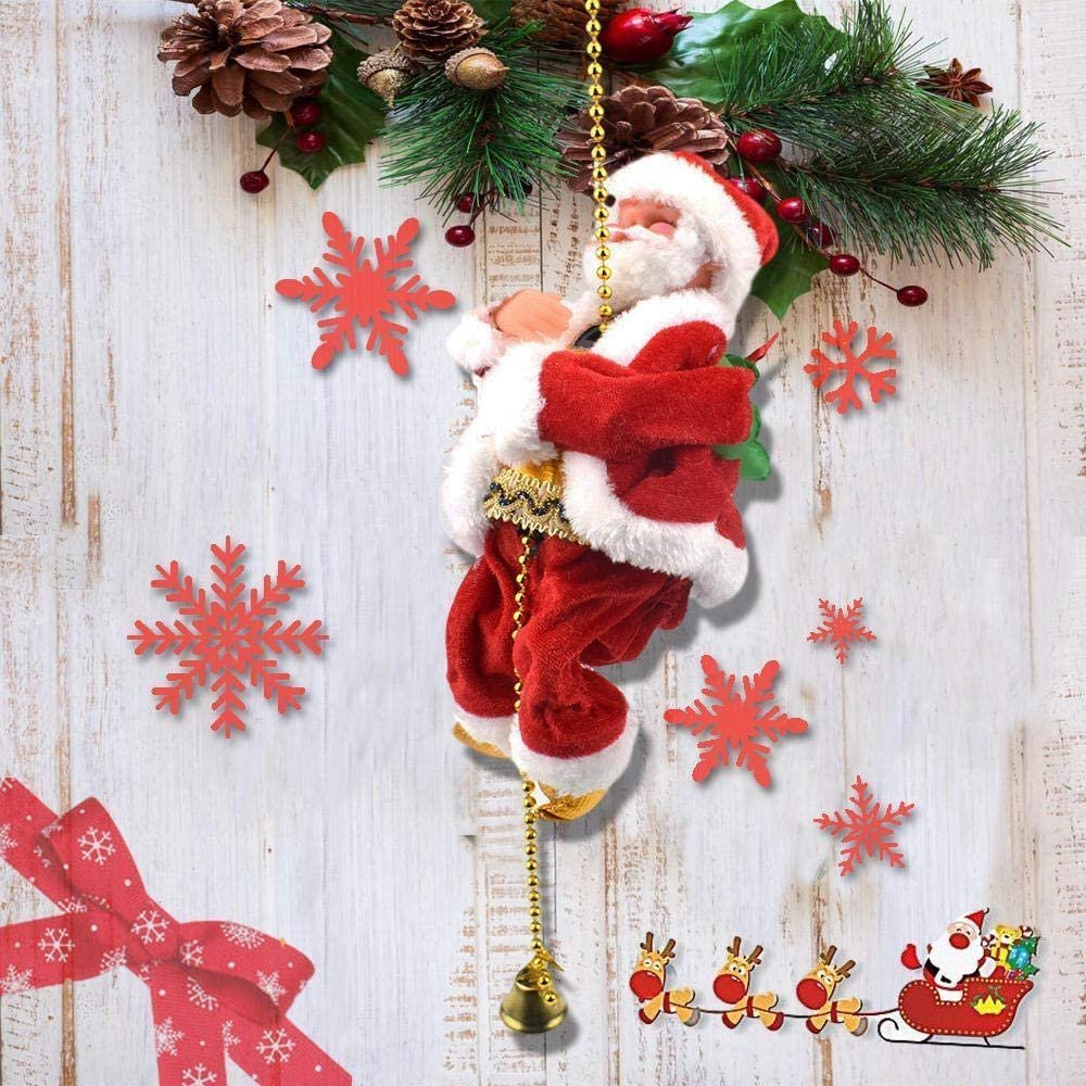 (🎄2022 Christmas Hot Sale- 49% OFF) Santa Claus Musical Climbing Rope-BUY 5 GET 3 FREE