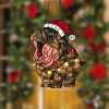 🦛Cute Hippo Moo Deng Window Hanging Christmas Ornament