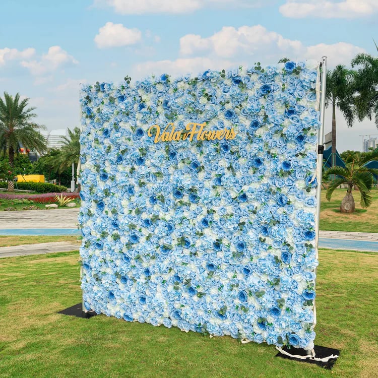 Last Day Promotion 70% OFF - 🌸Handmade 5D Roll-Up Fabric Flower Wall