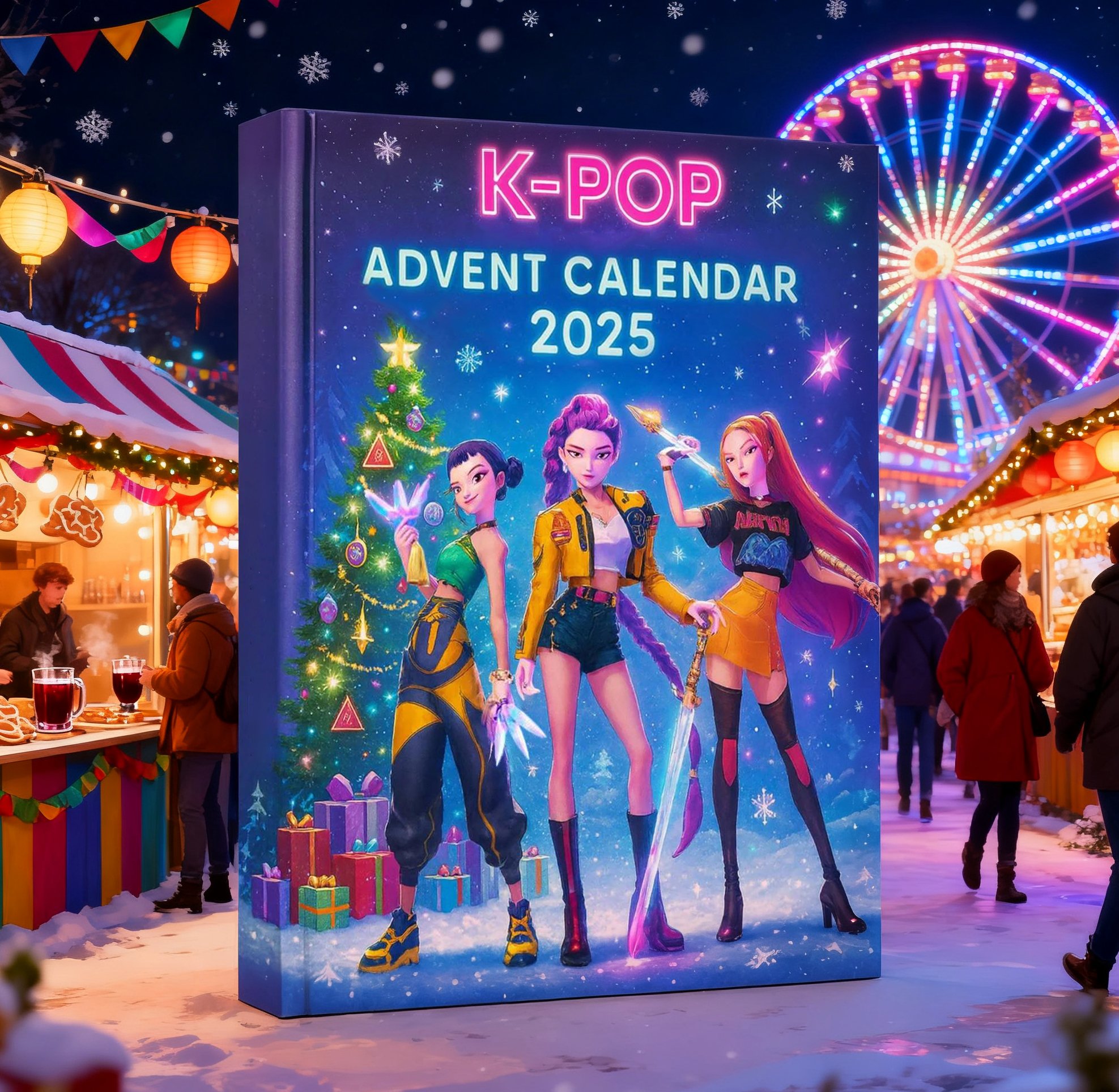 🔥Last Day 50% OFF -🎄K&P Demon Hunters Advent Calendar 2025