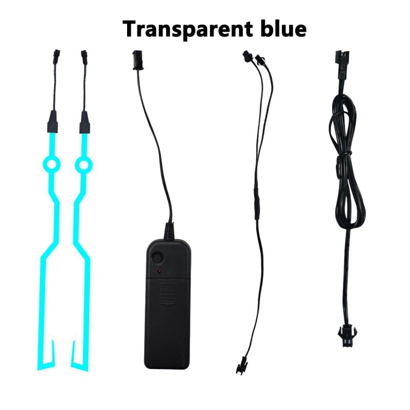 🔥🔥Motorcycle Helmet Light LED DIY Helmet LED Light Motorbike Reflective Strips