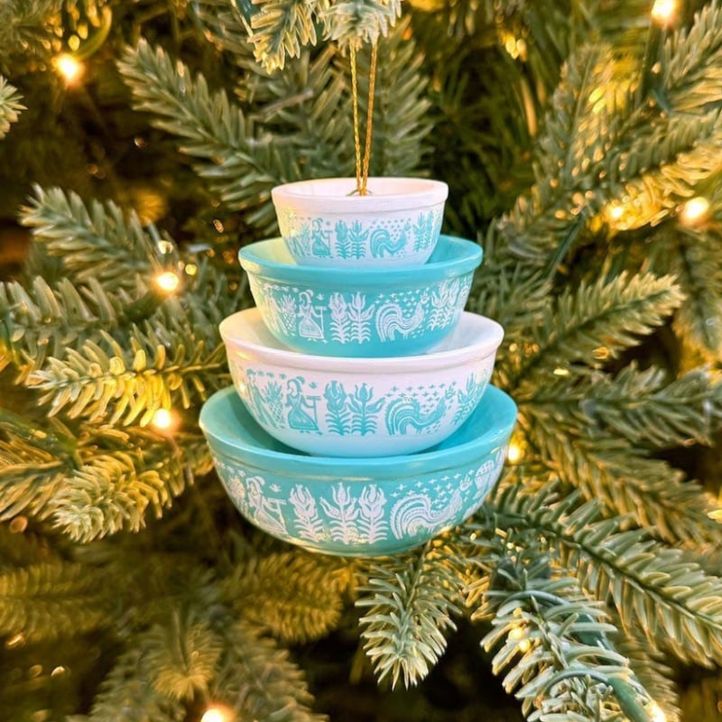 🎁Christmas Sale 49%OFF🎄Vintage Stack Bowl Christmas Ornament