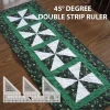 45° Degree Double Strip Ruler