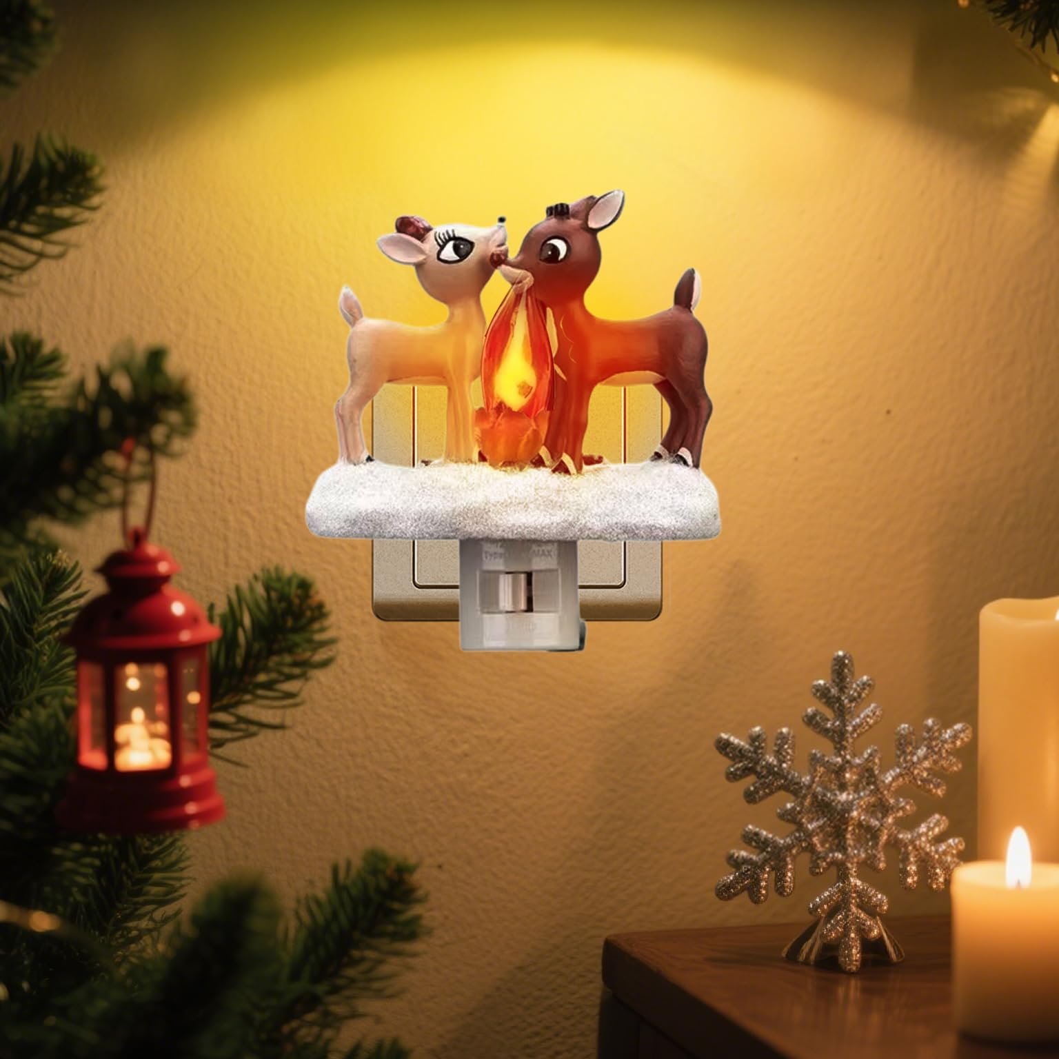 🎄 2025 Christmas Reindeer Nightlight – Cozy Holiday Glow