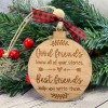 🎄🎁Wooden Friendship Ornament Gift