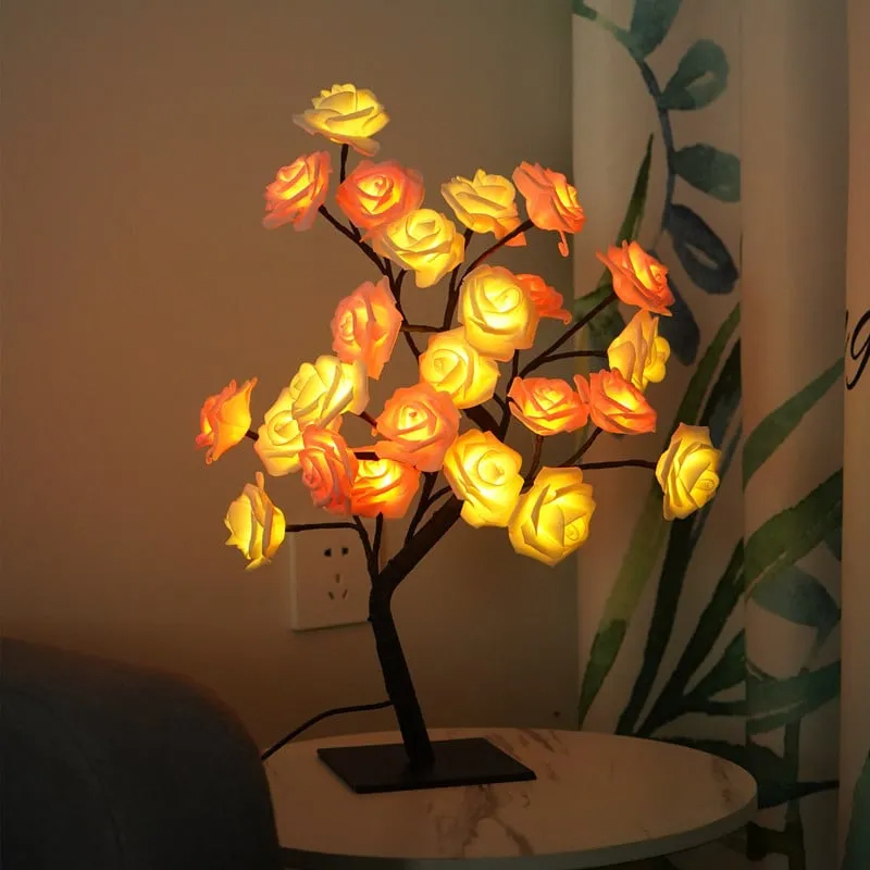 💥LAST DAY SALE 50% OFF💥Forever Rose Tree Lamp⚡BUY 2 FREE SHIPPING