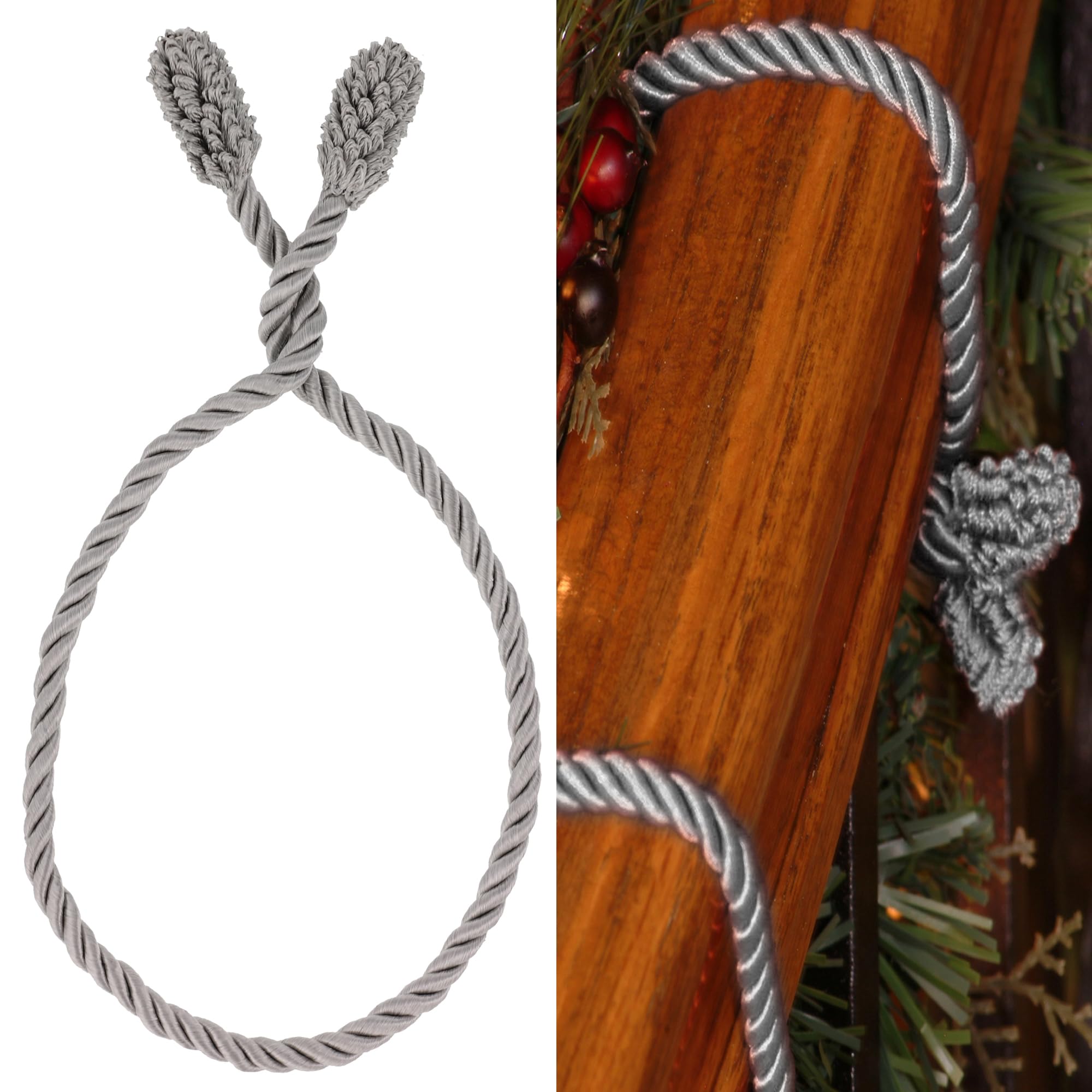 🎄3 Pcs/Set - Christmas Decorative Garland Twist Ties - 20 inches/each