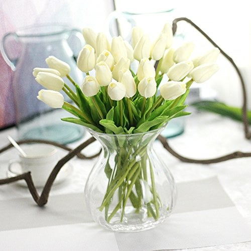 ✨This Week's Special Price $14.95💥UV Resistant Lifelike Artificial Tulips Flowers💐