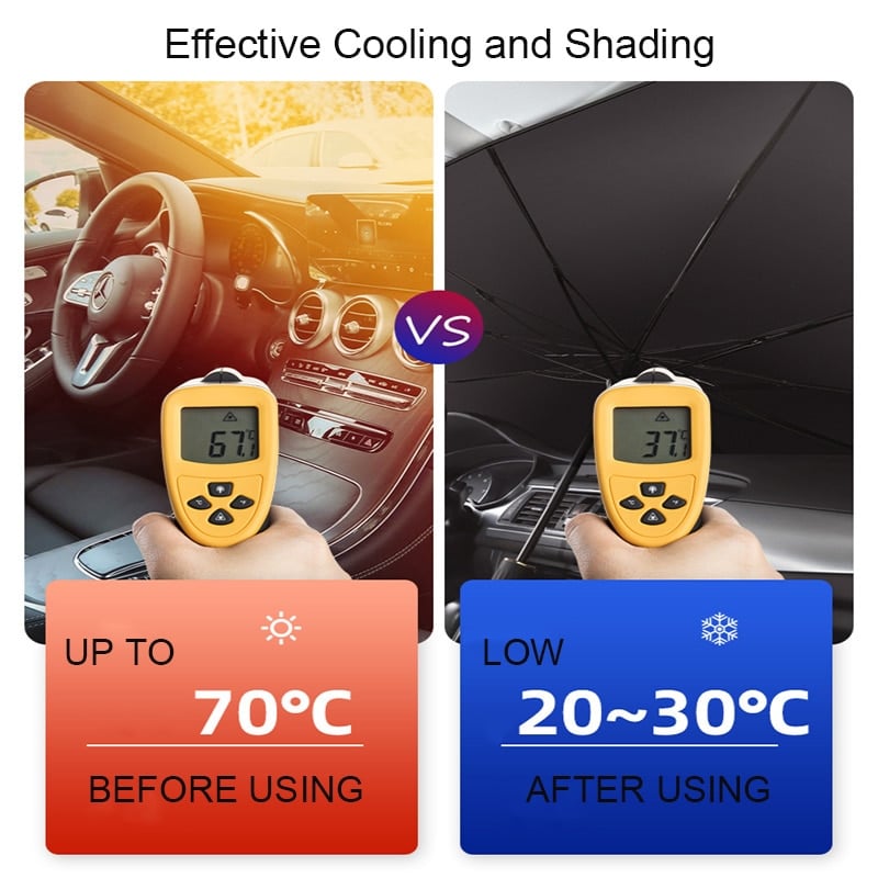 🔥Last Day 50% OFF🔥Car Windshield Sun Shade Umbrella