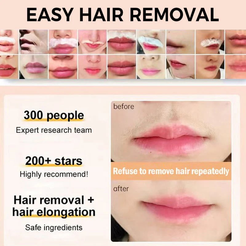 🎁TikTok Last Day Sale - 70% OFF🔥Gentle and Painless Facial Hair Removal Cream