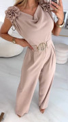 Women's V-neck Sleeveless Elegant Jumpsuit
