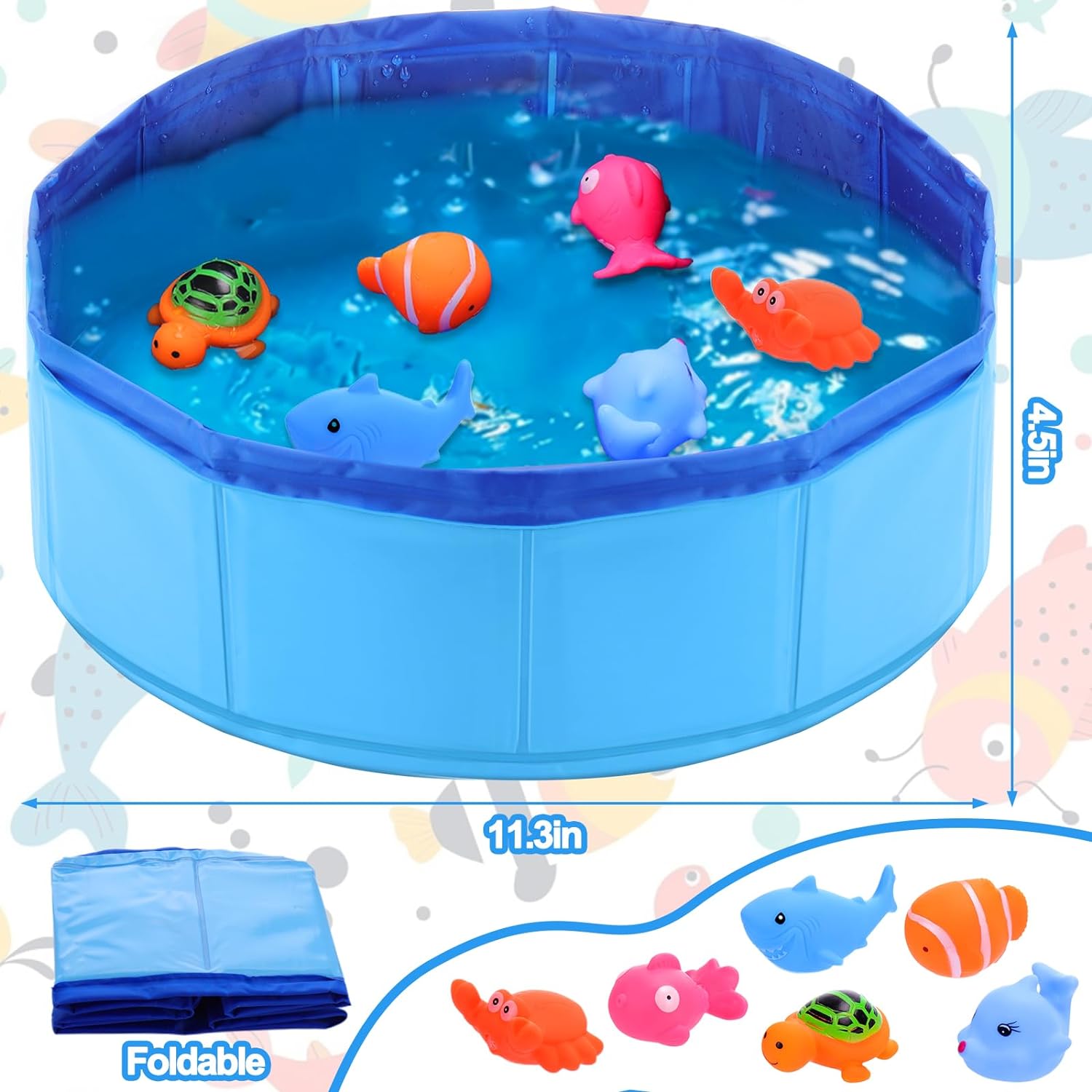 💦Summer Hot Sale😻🐟Cat Summer Fun Fish Pool