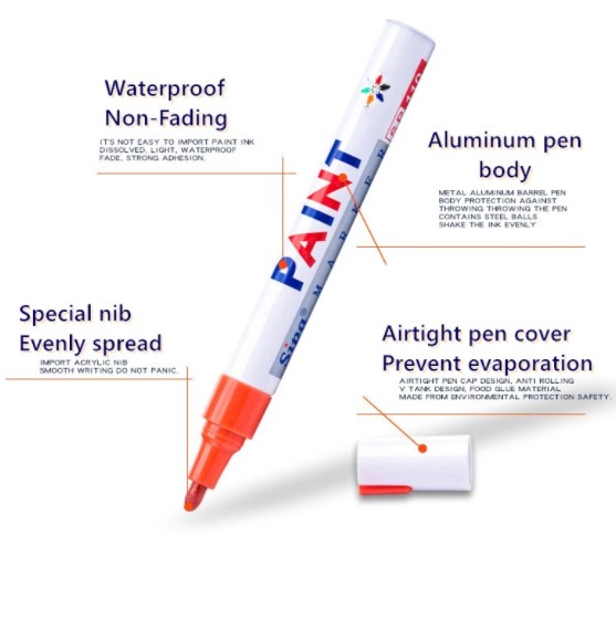 💥Early Summer Hot Sale 50% OFF💥 Waterproof Tire Paint Pen-BUY 3 Get Extra 10 %Off