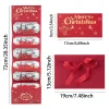 🎁💗Kreativer DIY Faltbarer Weihnachtsmann-Dollar 6 Schlitz Goldfolie Roter Umschlag Weihnachtsmotiv Papiergeldhalter