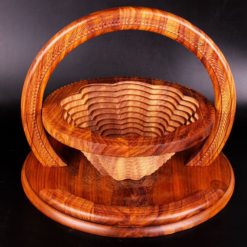 🔥Last Day Promotion 48% OFF-🎁-Handmade wood carving fruit plate