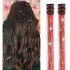 🎁TikTok Last Day Sale - 70% OFF🔥6 PCS Clip in Hair Tinsel 20 Inch Glitter Tinsel Hair💥