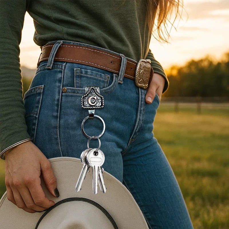 🎁TikTok Last Day Sale - 70% OFF🎉Vintage Letter Keychain - 