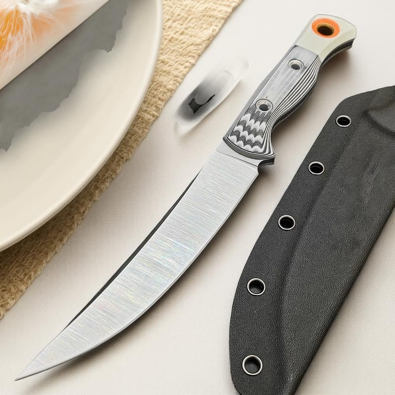🪓 Outdoor Fixed Blade Knife – For Hunting, Camping & BBQ
