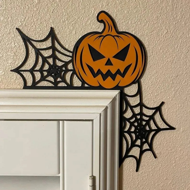 🎃Handcrafted Halloween Door Topper