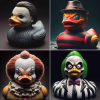 🔥Early Halloween Promotion !!! - Classic Horror Movie Character Duck