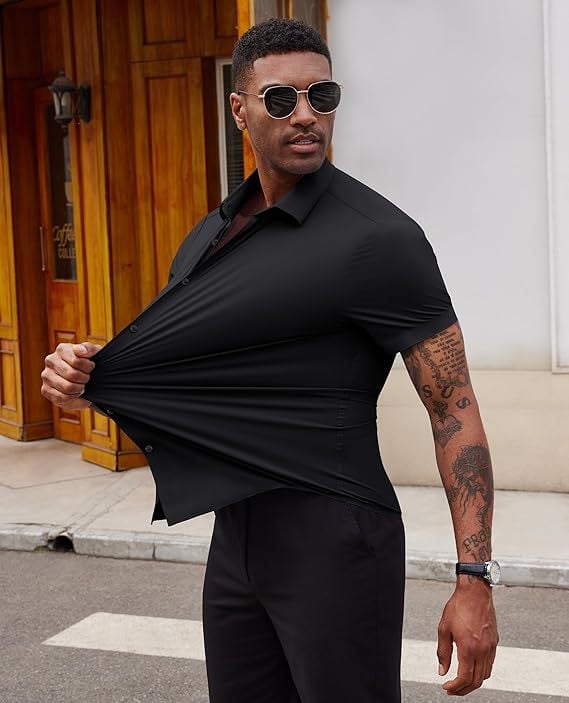 🎁Last day 45% off🎁Soft Stretch Formal Casual Men's Shirt
