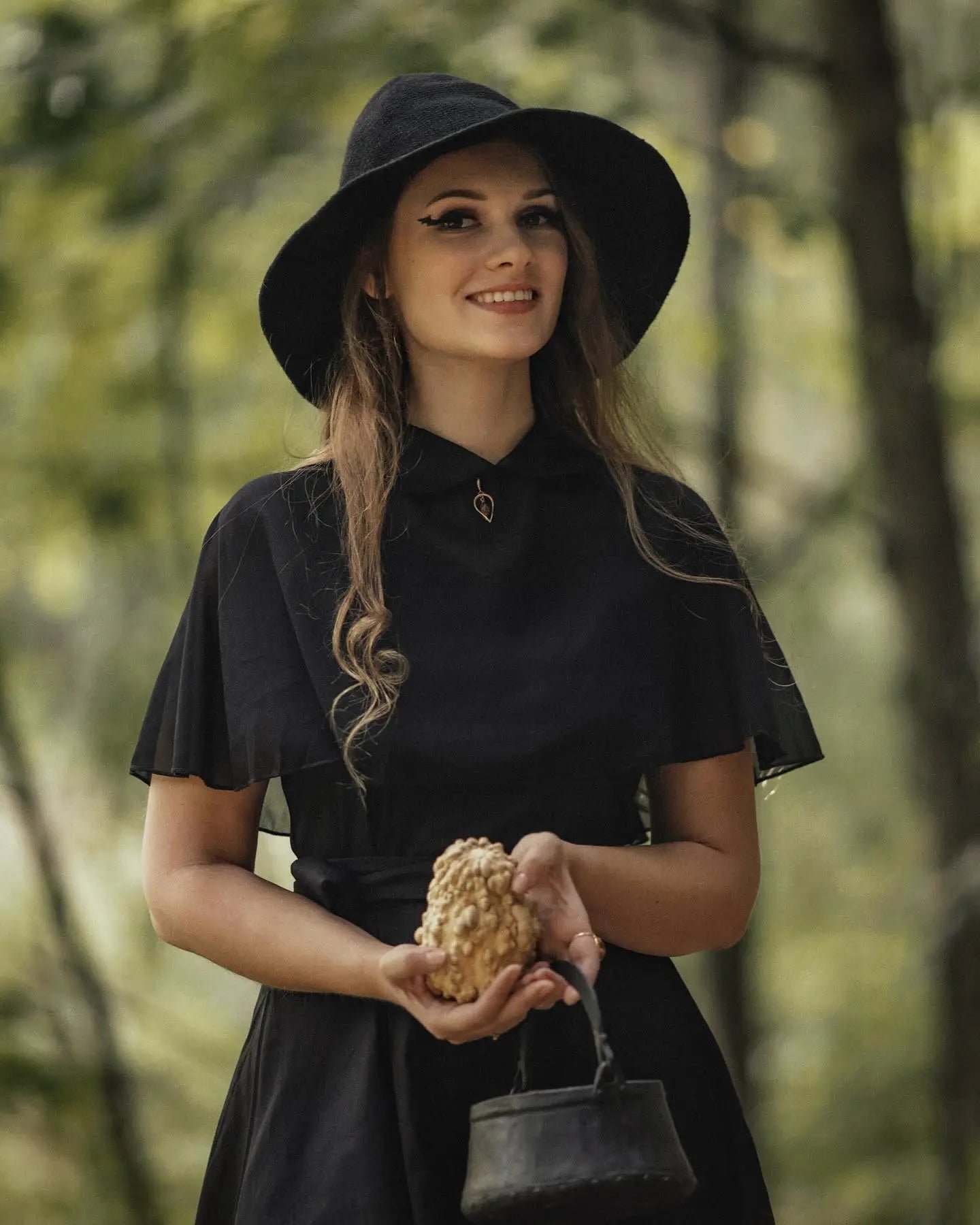 🎁Last Day Sale - 70% OFF👻Women Gothic Knitting Black Wizard Hat