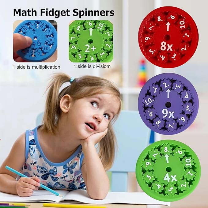 🔥Summer Hot Sale 49% OFF - Fun Children's Maths Arithmetic Knowledge Fingertip Gyro Playset