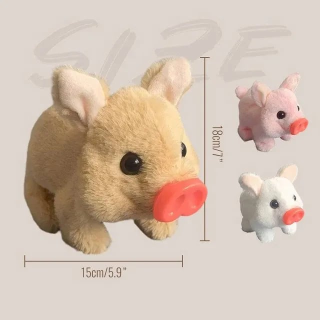 🔥Last Day Promotion 50% OFF🔥Christmas Special Offer-Electric Pig Plush Realistic Toy⚡Buy 2 Free Shipping