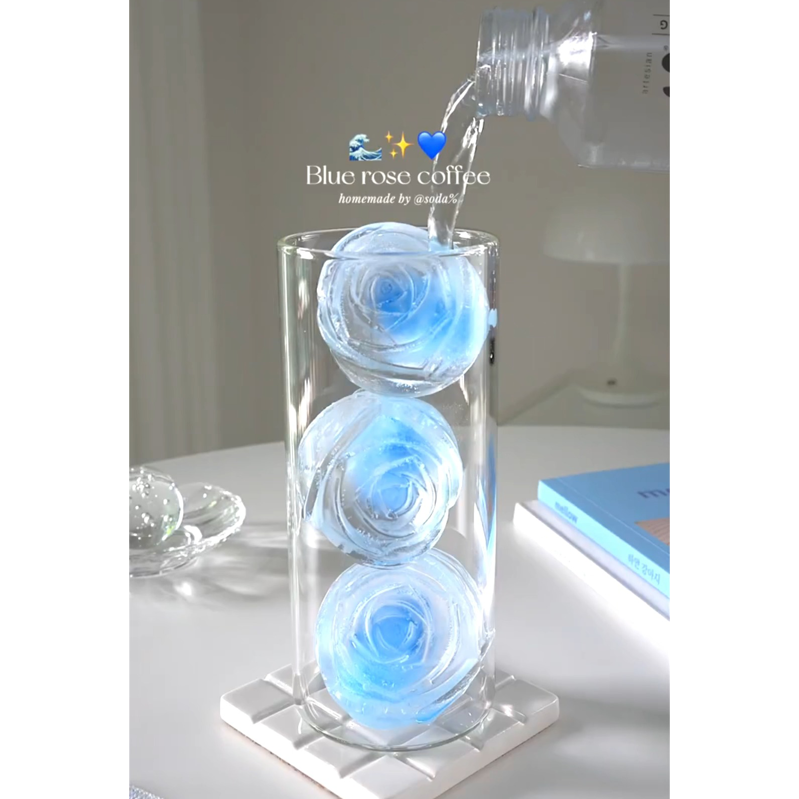 Last Day 49% OFF🔥3D Rose Shape Ice Cube Mold🌹Party Cocktail Goodies