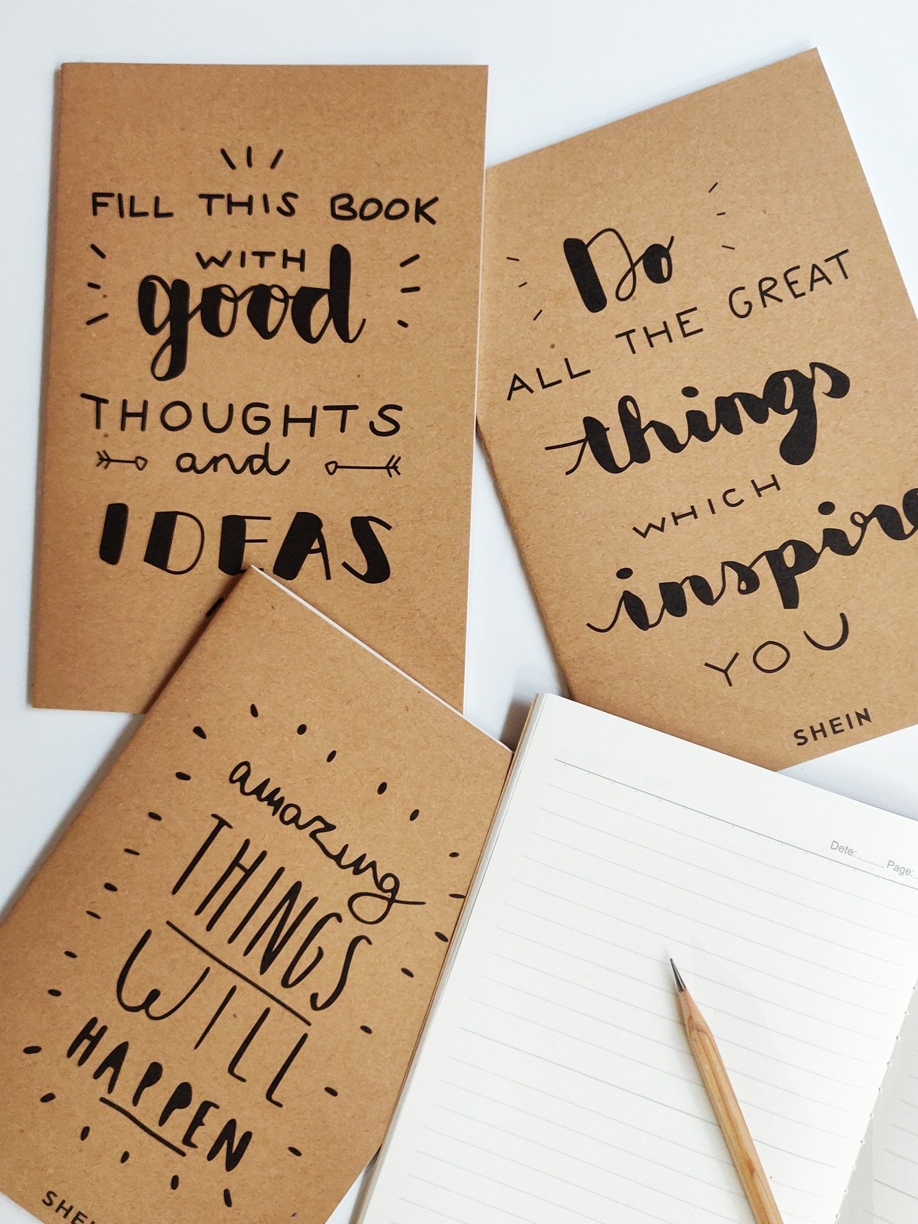 Kraft Paper Cover Notebook 1pack