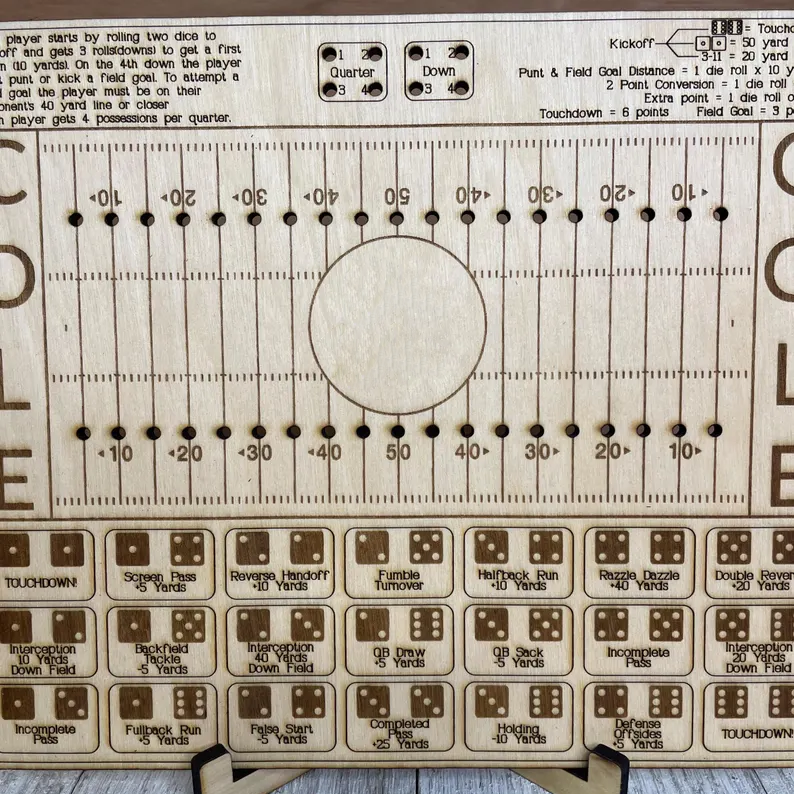 Football Dice Game